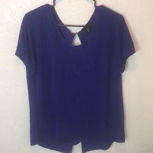 H&M Royal 👑 blue open back shirt